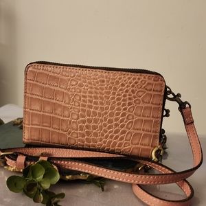 PATRICIA NASH Pertina Leather Crossbody Pouch Organizer